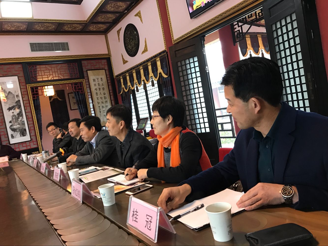 台湾发展研究院陈麟董事长一行来孔雀东南飞参观考察(图8) 台湾发展研究院陈麟董事长一行来孔雀东南飞参观考察(图8)